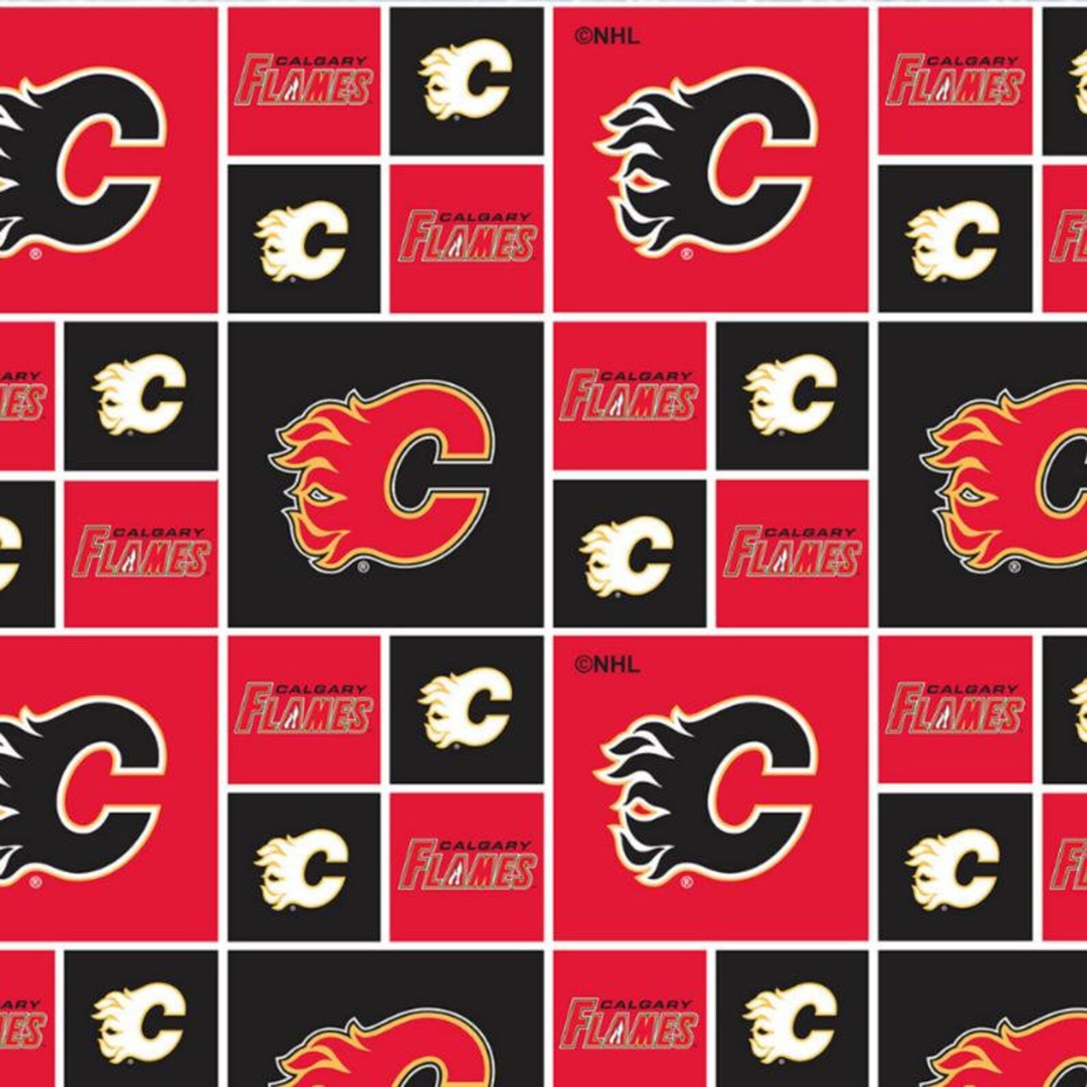 (Calgary Flames/ Red/Black)