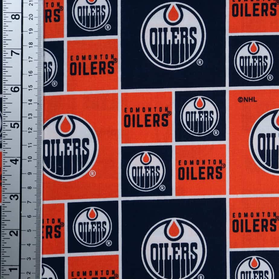 (Edmonton Oilers/ Blue/Orange)