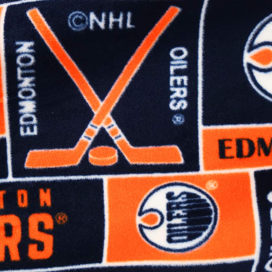 (Edmonton Oilers/ Blue/Orange)