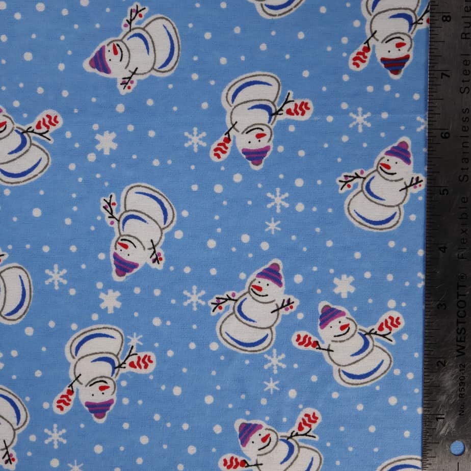 (822 Snowman/ Blue*)