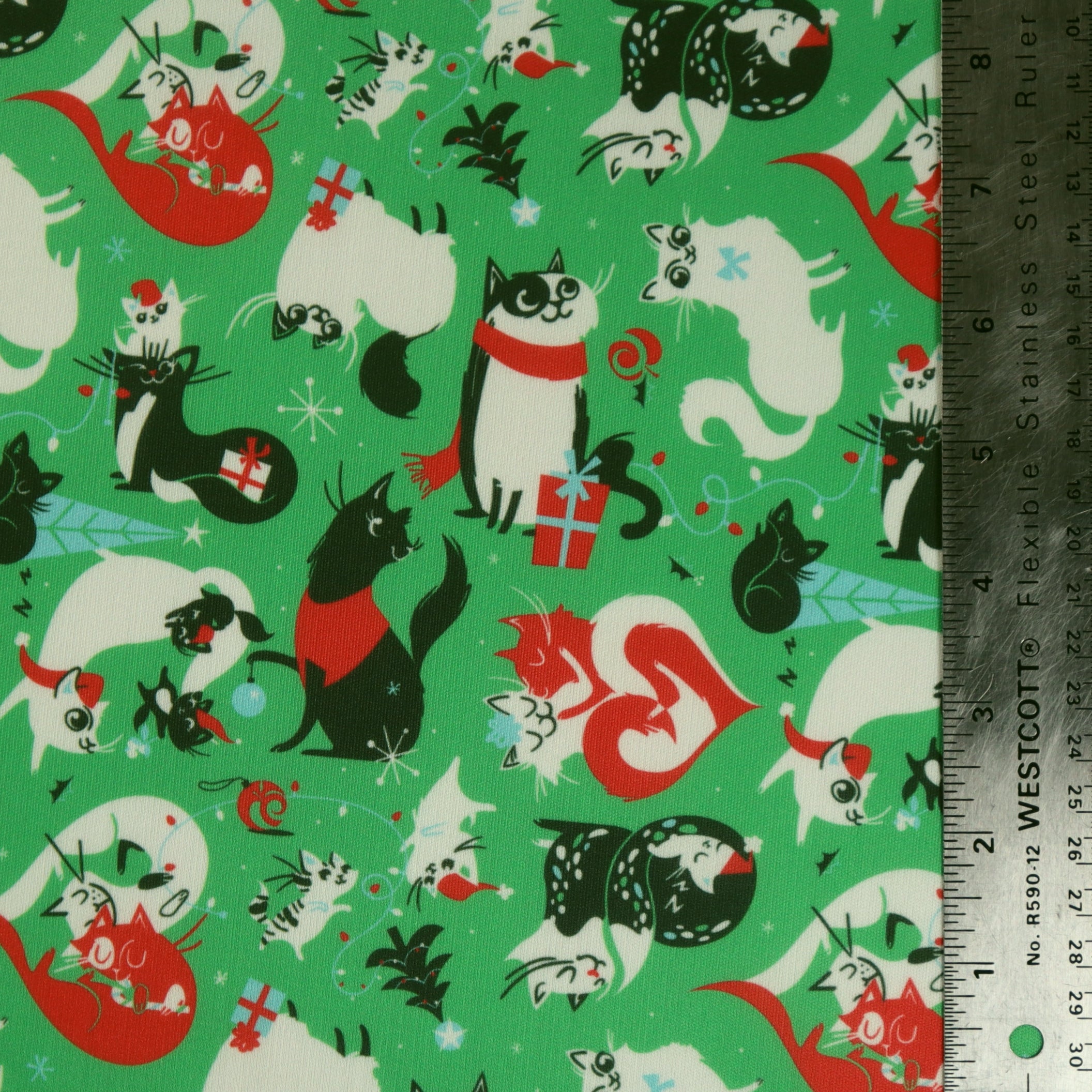 (Holiday Cats/ Green)