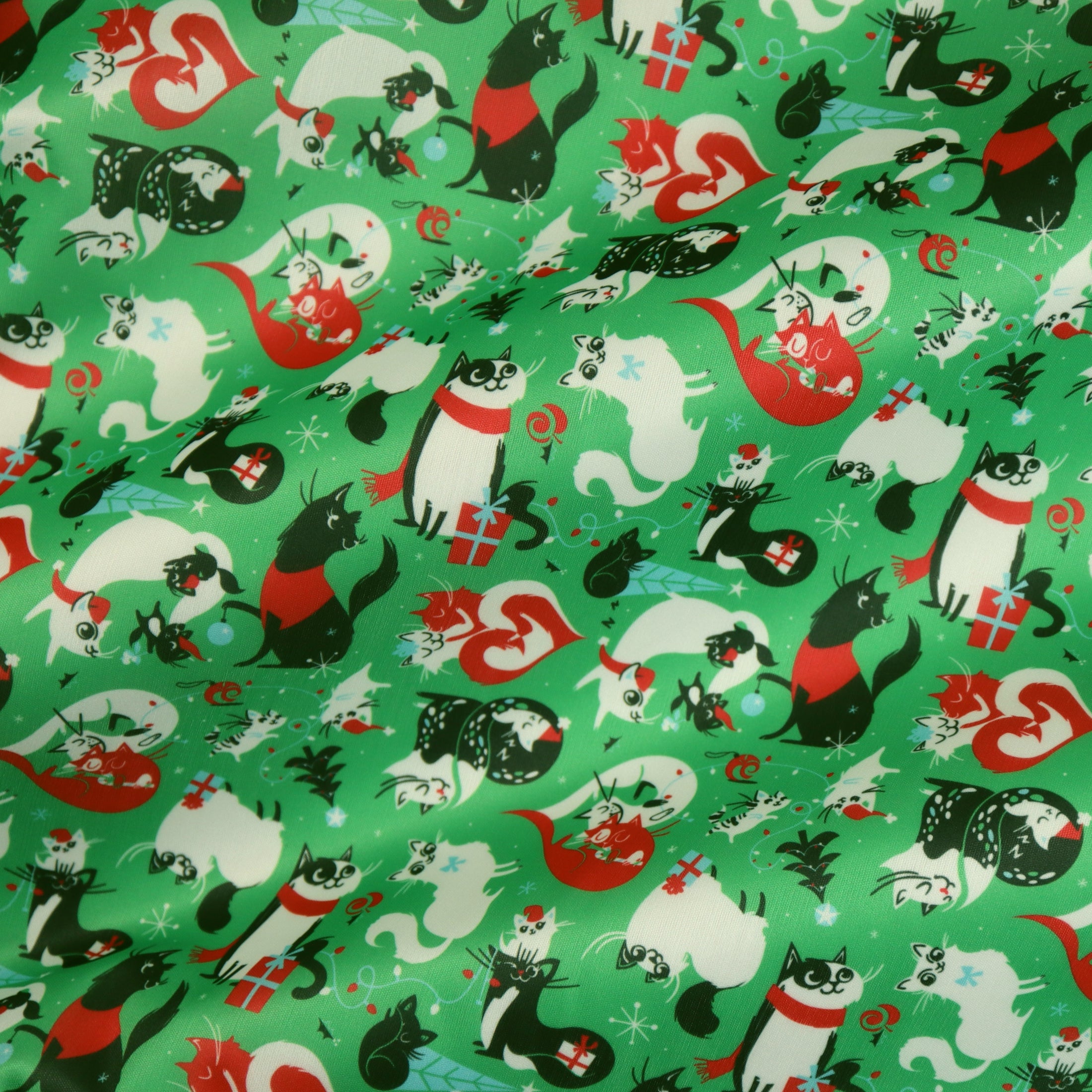 (Holiday Cats/ Green)