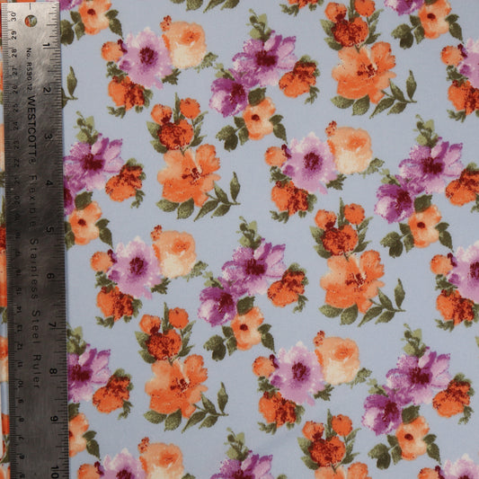 (Floral/ Periwinkle)