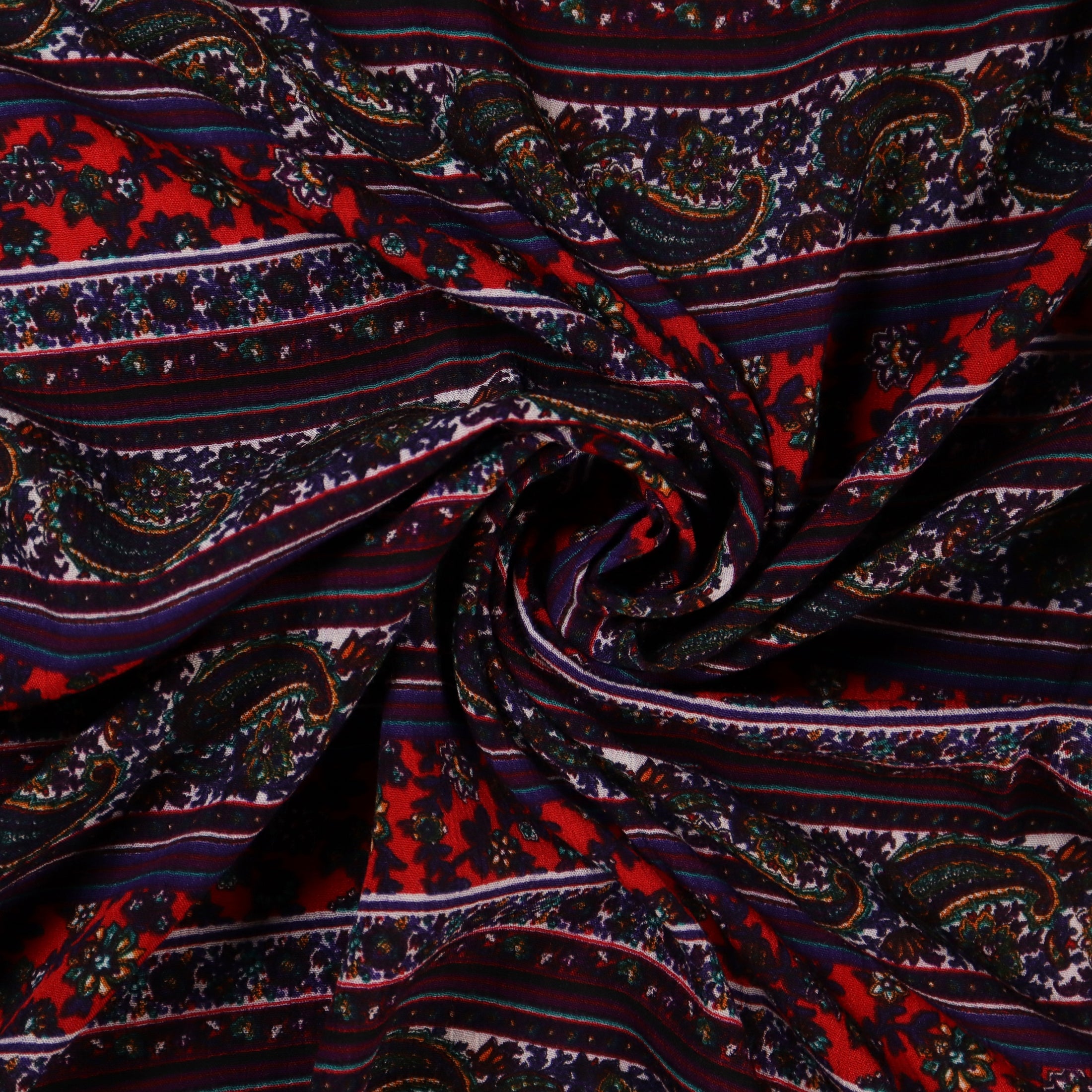 (Moody Paisley/ Red/Multi)