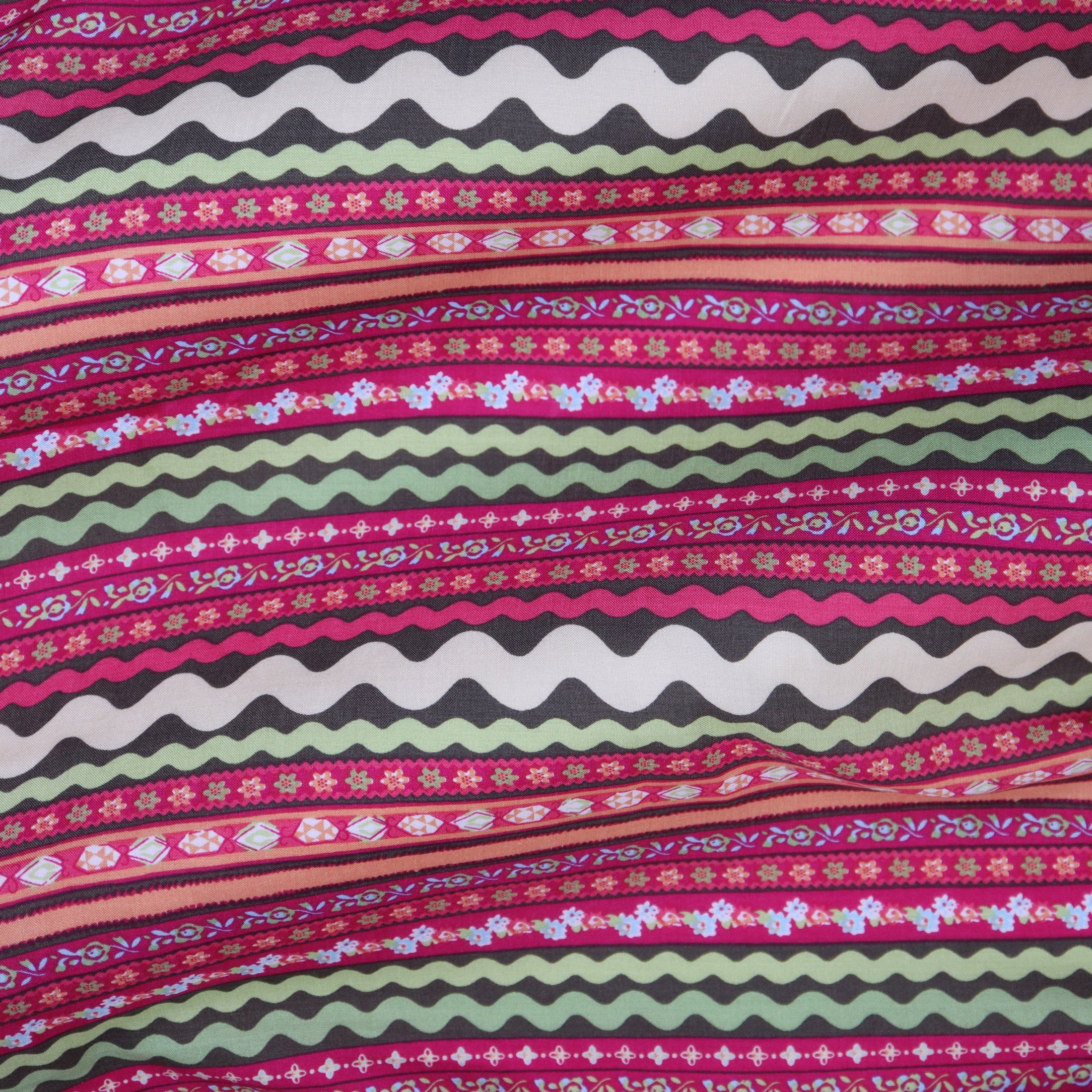 (Squiggle Print/ Pink/Green/Multi)