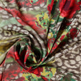 Load image into Gallery viewer, (Watercolour Leopard/ Yellow/Red/Green)
