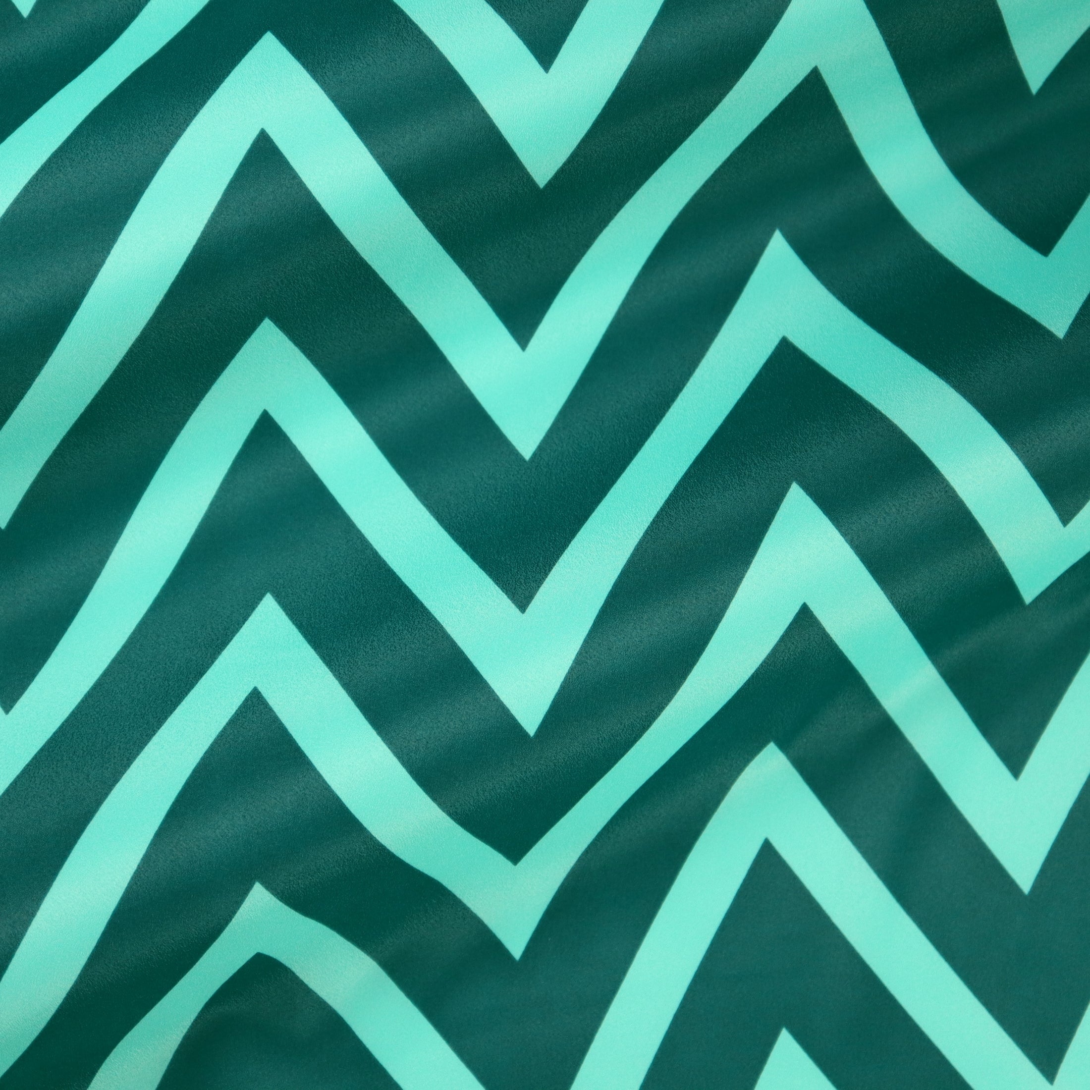 (Chevron/ Teal Mix)