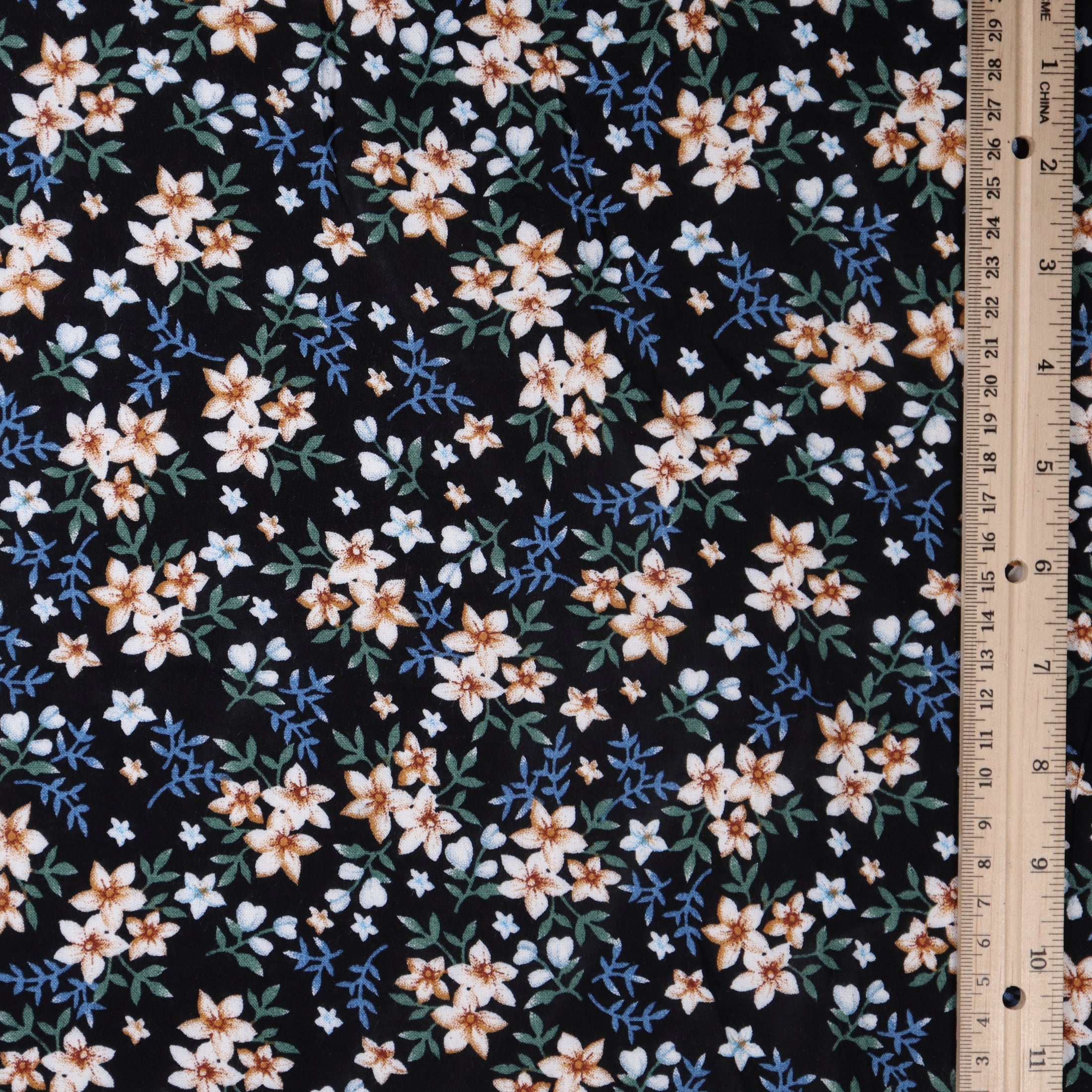 (Floral 1/ 04 - Navy)