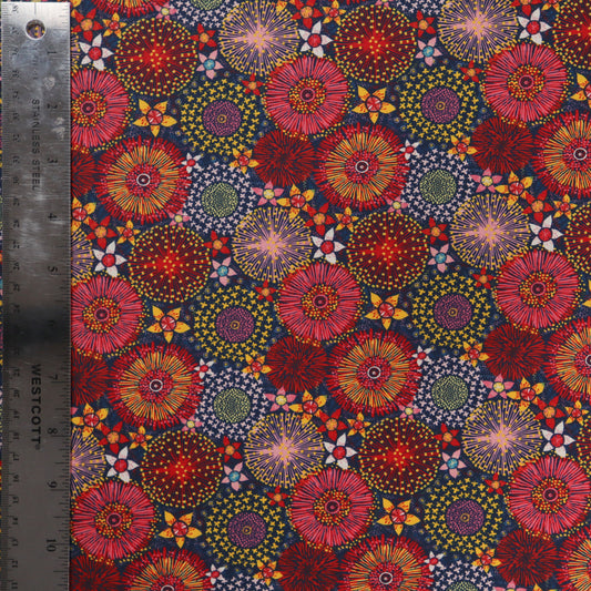 (Floral/ E055 - Navy)