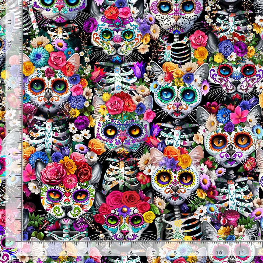 Fabracanni Math Day of the Dead - Timeless Treasures – Fabricana