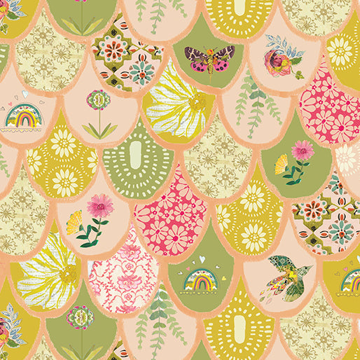 (16659/ 38 - Peach/Multi)