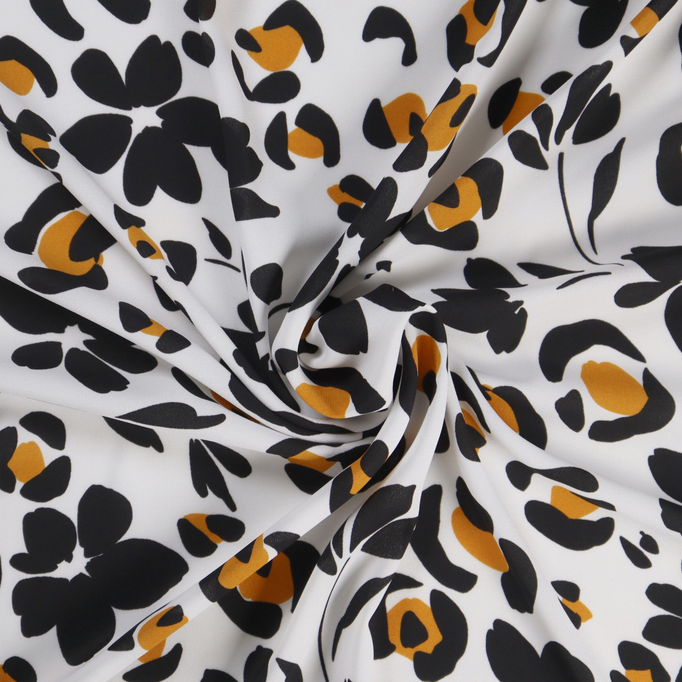 (Abstract Leopard/ Ivory/Copper)