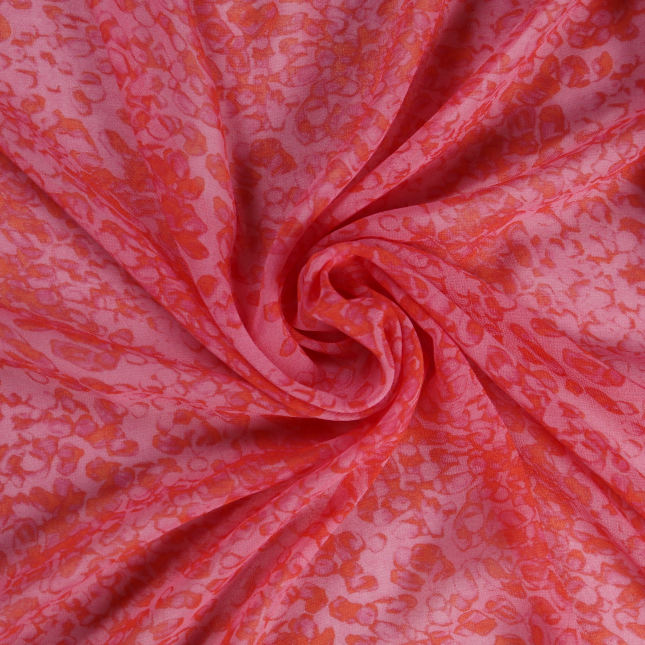 (Abstract Petals/ Pink/Orange)