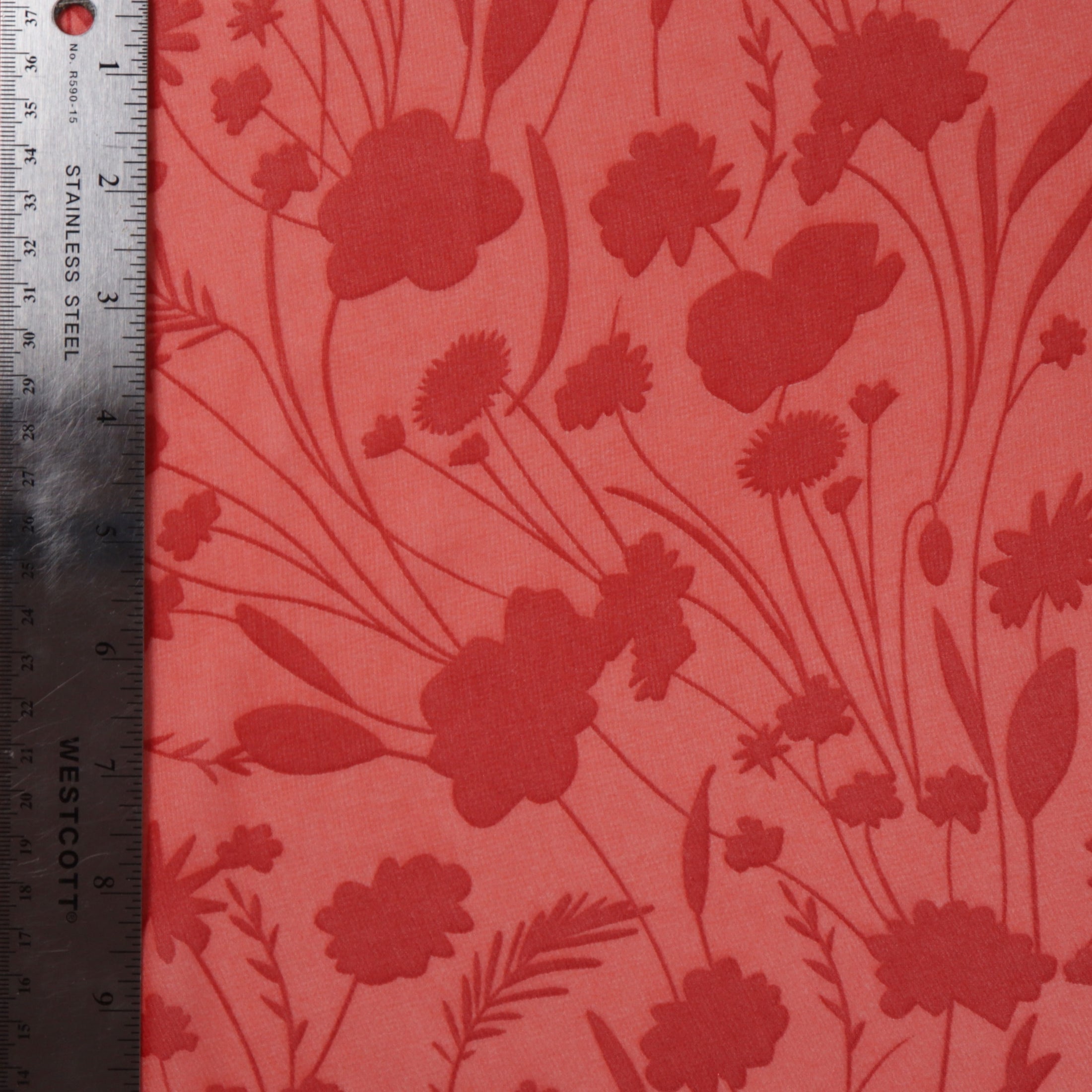 (Wildflower Silhouette/ Coral/Red)