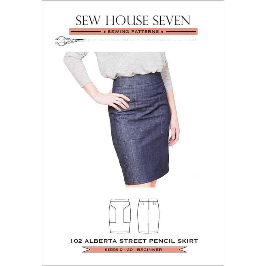 Alberta Street Pencil Skirt Pattern (SZ 0 - 20)