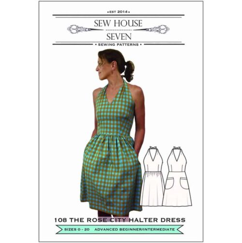 Rose City Halter Dress Pattern (SZ 0 - 20)