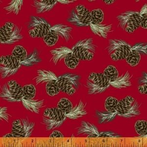 51084 - Pine Cones/ 3 - Red