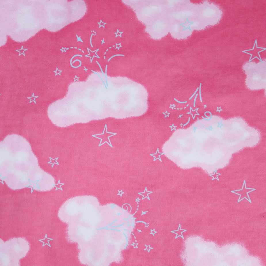 Clouds/ Hot Pink