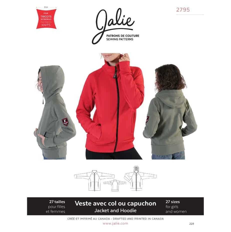 Jalie Pattern 2795 Jacket and Hoodie