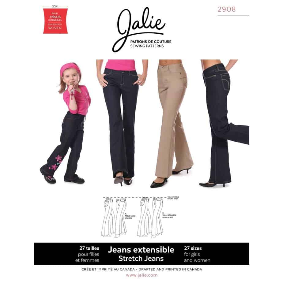Jalie Pattern 2908 Stretch Jeans