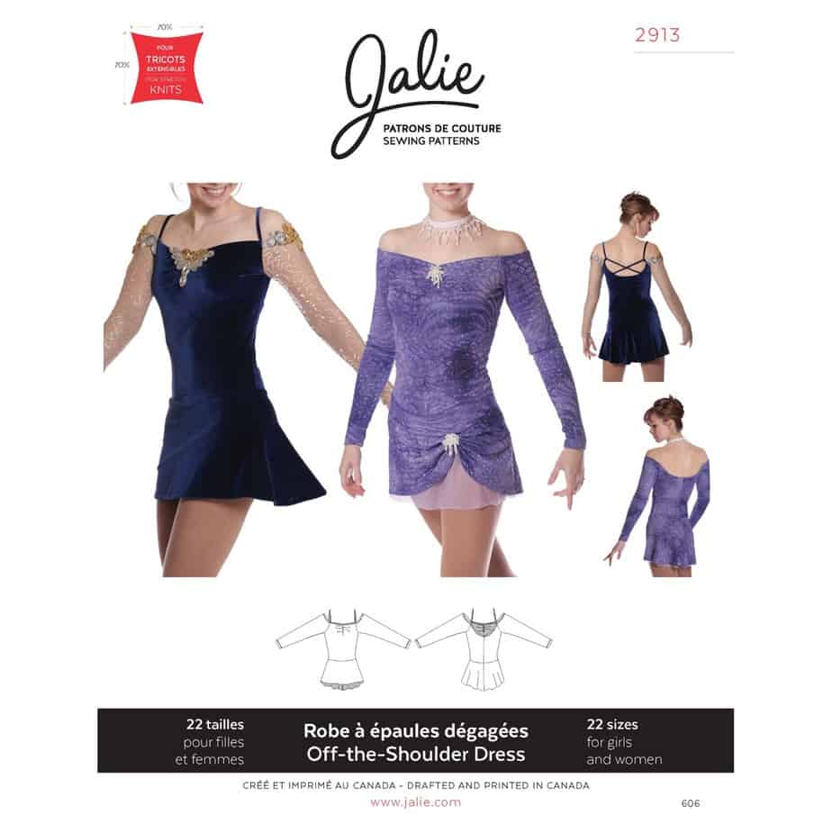 Jalie Pattern 2913 Off-the-Shoulder Dress