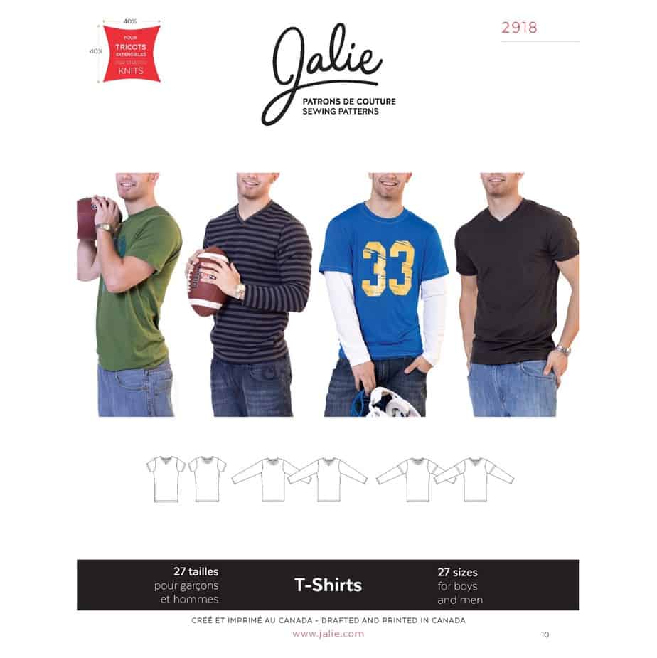 Jalie Pattern 2918 T-Shirts