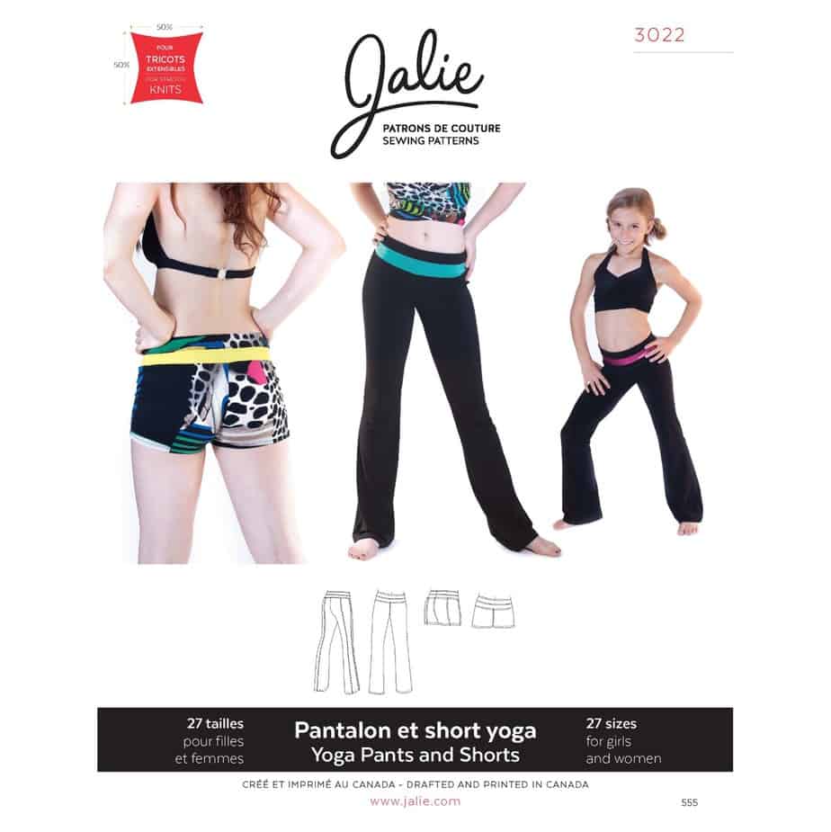 Jalie Pattern 3022 Yoga Pants and Shorts