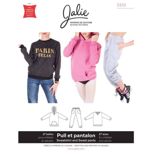 Jalie Pattern 3355 Sweatshirt and Sweat Pants